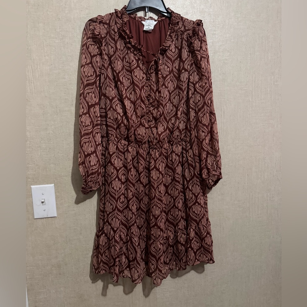 LC Lauren Conrad women’s 3/4 sleeve knee length dress